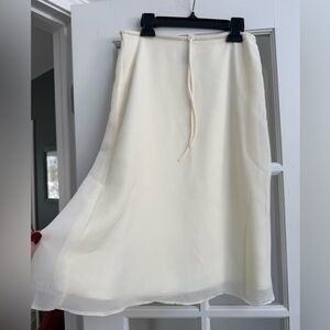 Princess Polly Cream Skirt